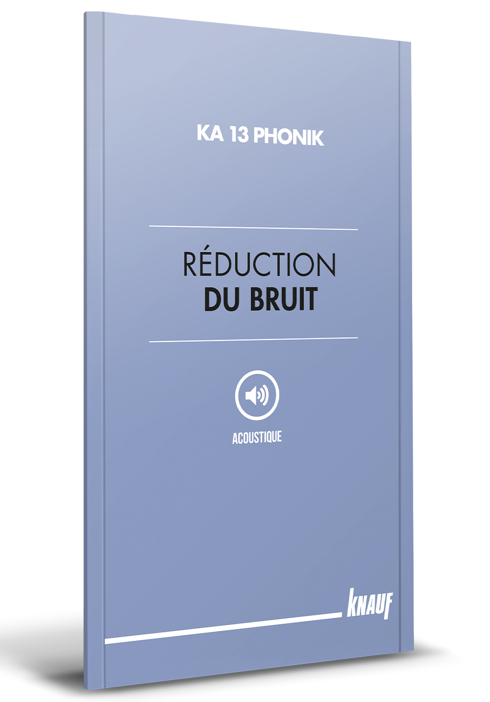 Solution produit Bas carbone RE2020 - Plaque de plâtre Knauf KA 13 Phonik